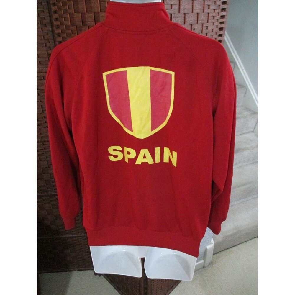 Adidas 2008 Spain Full Zip Track Jacket BIG LOGO Size Men Small Athletic Soccer